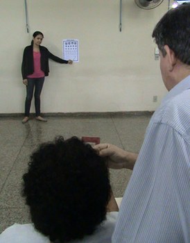SES capacita profissionais de Nova Lima em acuidade visual