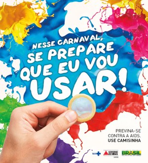 SES lança campanha de conscientização do uso de preservativo no carnaval