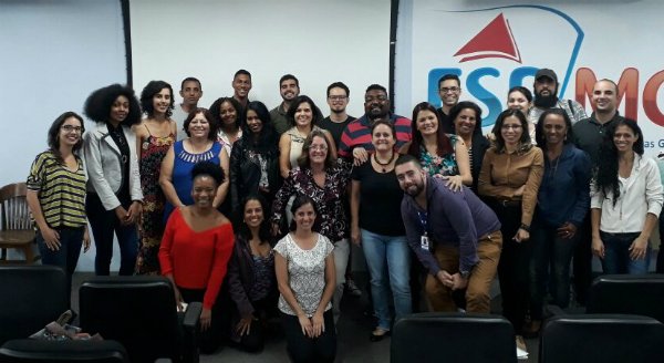Alunos e docentes da especialização em "Comunicação e Saúde" da ESP-MG.
