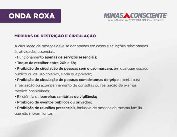 Crédito: Minas Consciente - Onda Roxa
