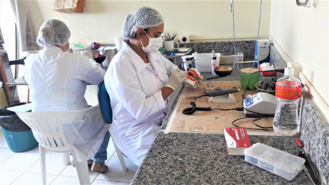 Crédito: LABORATÓRIO DE PRÓTESE DENTÁRIA DE TAIOBEIRAS