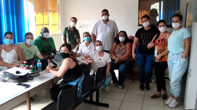 Foto - Divulgação SMS Tocantins - Profissionais que construíram o fluxo de acesso do atendimento à vítimas de agravos não transmissíveis em Tocantins