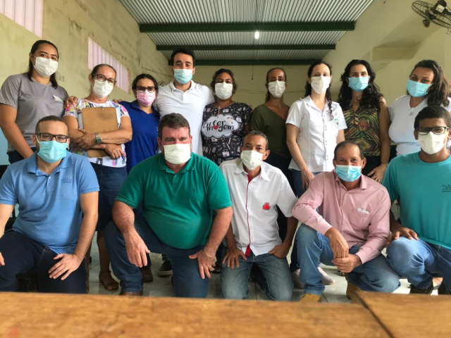 Participantes da oficina sobre situação epidemiológica da dengue no município de Natalândia-MG - Foto: GRS Unaí