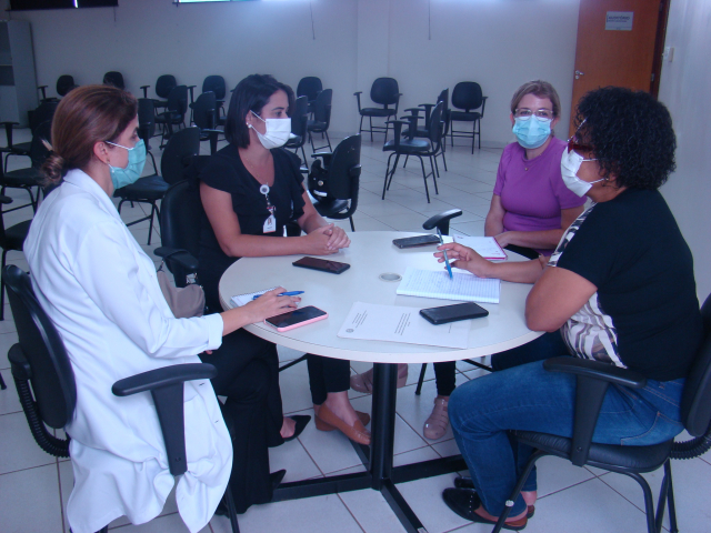 Reunião do NUVEPI com coordenadoras - Foto: Ascom SRS Passos
