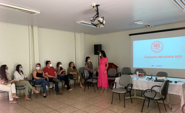 Treinamento da Campanha de Imunização 2022 de influenza e sarampo - Foto: Nathália Vidal