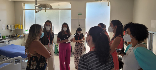 Visita iniciou-se no Hospital São Vicente de Paulo e na UPA, em Abaeté - Foto: ASCOM SRS-Sete Lagoas