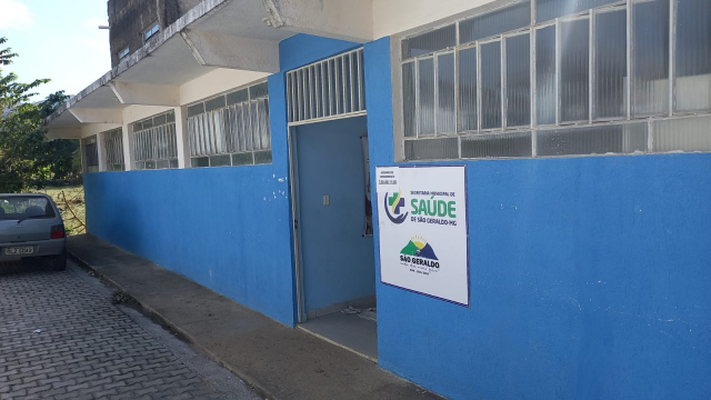 Fachada da Secretaria Municipal de Saúde de São Geraldo - Foto: Felício Rodrigues Silva