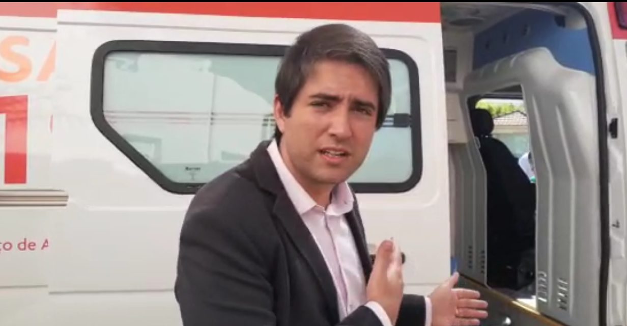 Secretário de Estado de Saúde, Fábio Baccheretti inaugura Samu