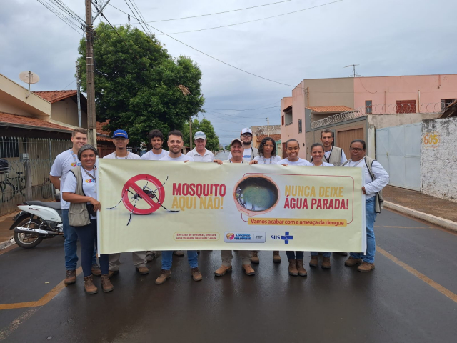 Equipe de Conceição das Alagoas nos trabalhos de mobilização do Dia D - Foto: SMS Conceição das Alagoas