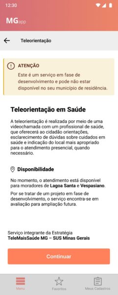 5- Um profissional de saúde realiza a teleorientação por chamada de vídeo